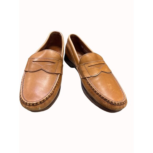 Allen Edmonds tan men’s penny Oxford dress shoes 9.5D SKU 4422 main image 4